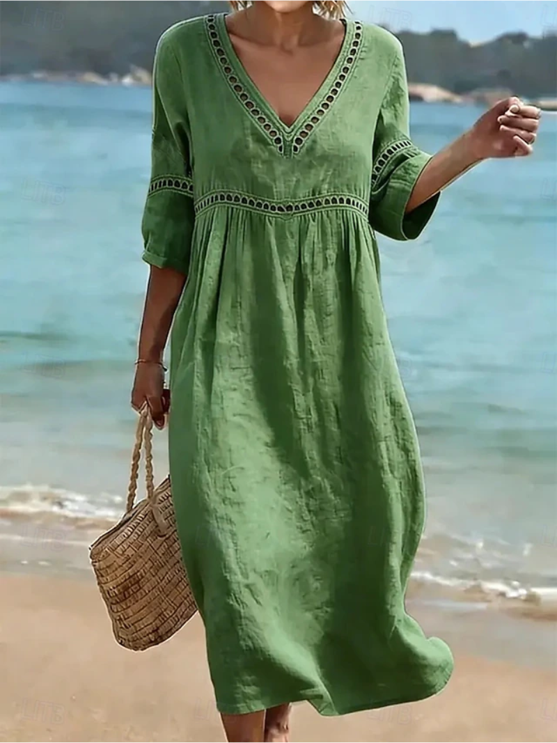 Veera | Dress with Lace Details