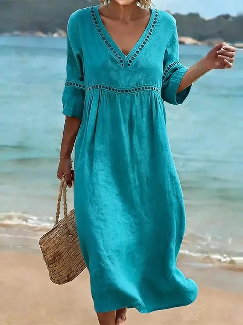 Veera | Dress with Lace Details