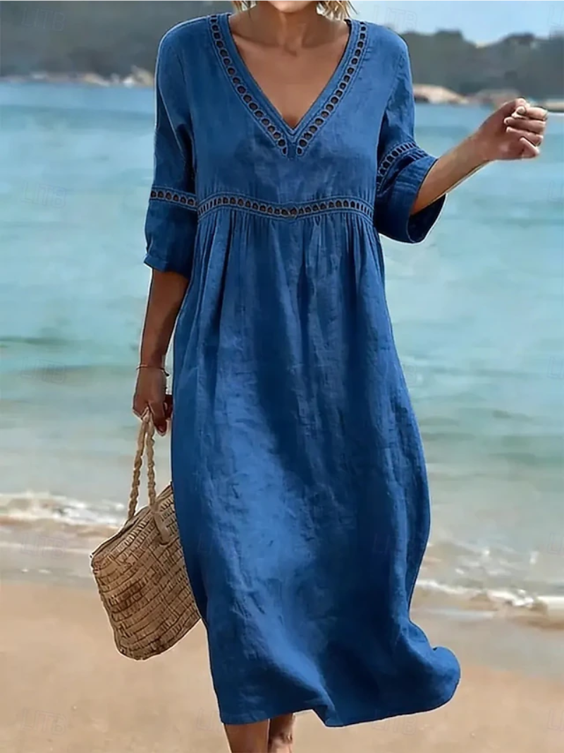 Veera | Dress with Lace Details