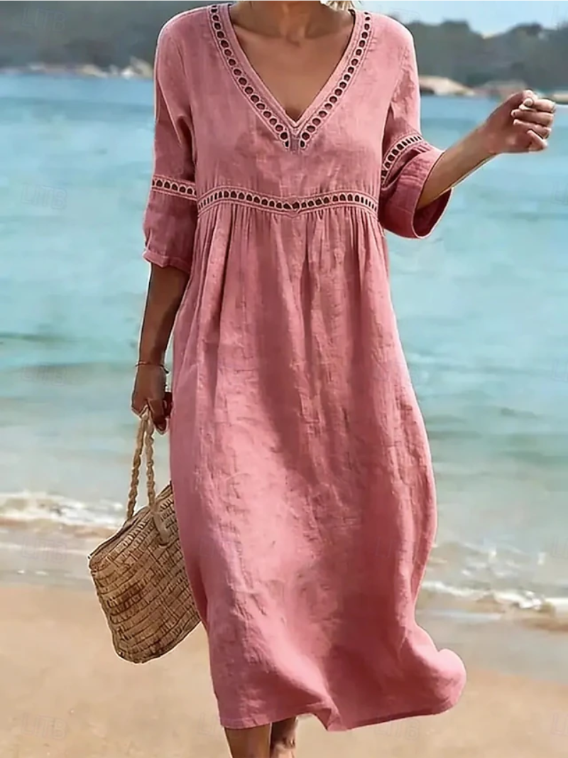 Veera | Dress with Lace Details