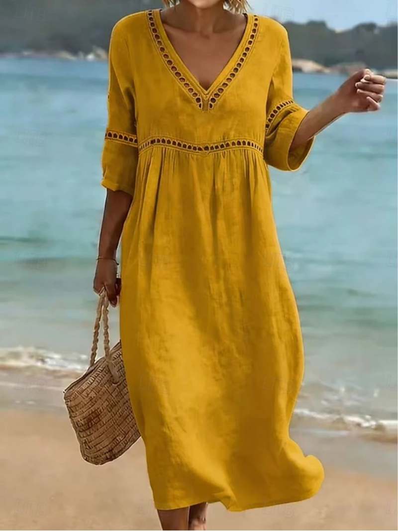 Veera | Dress with Lace Details
