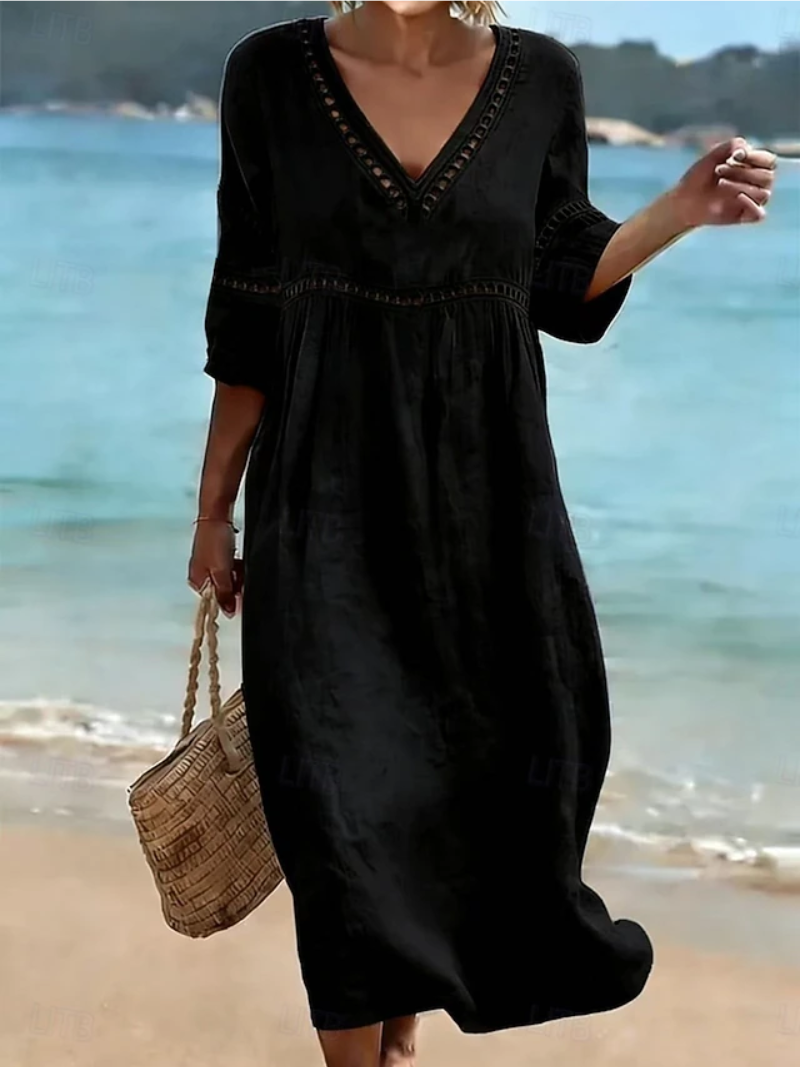 Veera | Dress with Lace Details