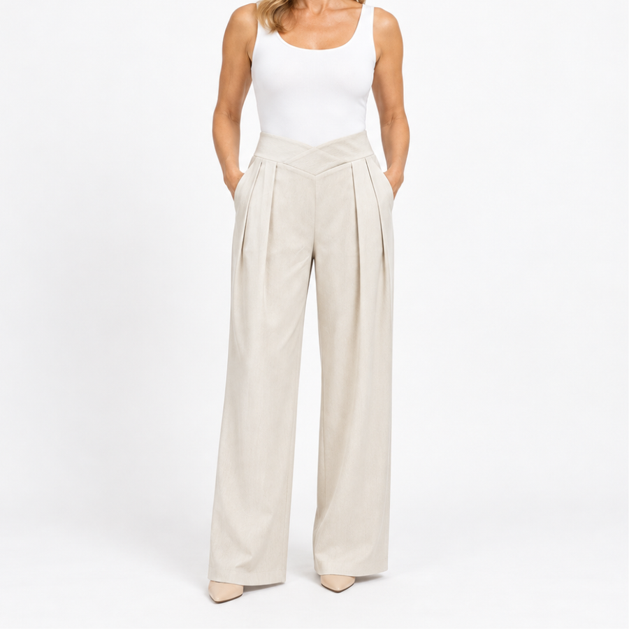 Wide-Leg Comfort Trousers