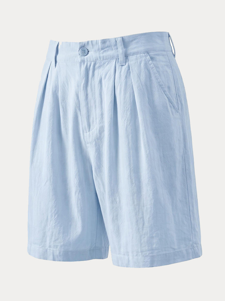 Men’s Tailored Pleated Chino Shorts