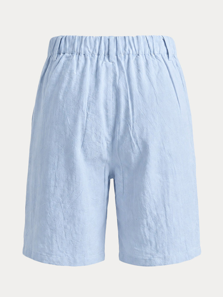 Men’s Tailored Pleated Chino Shorts