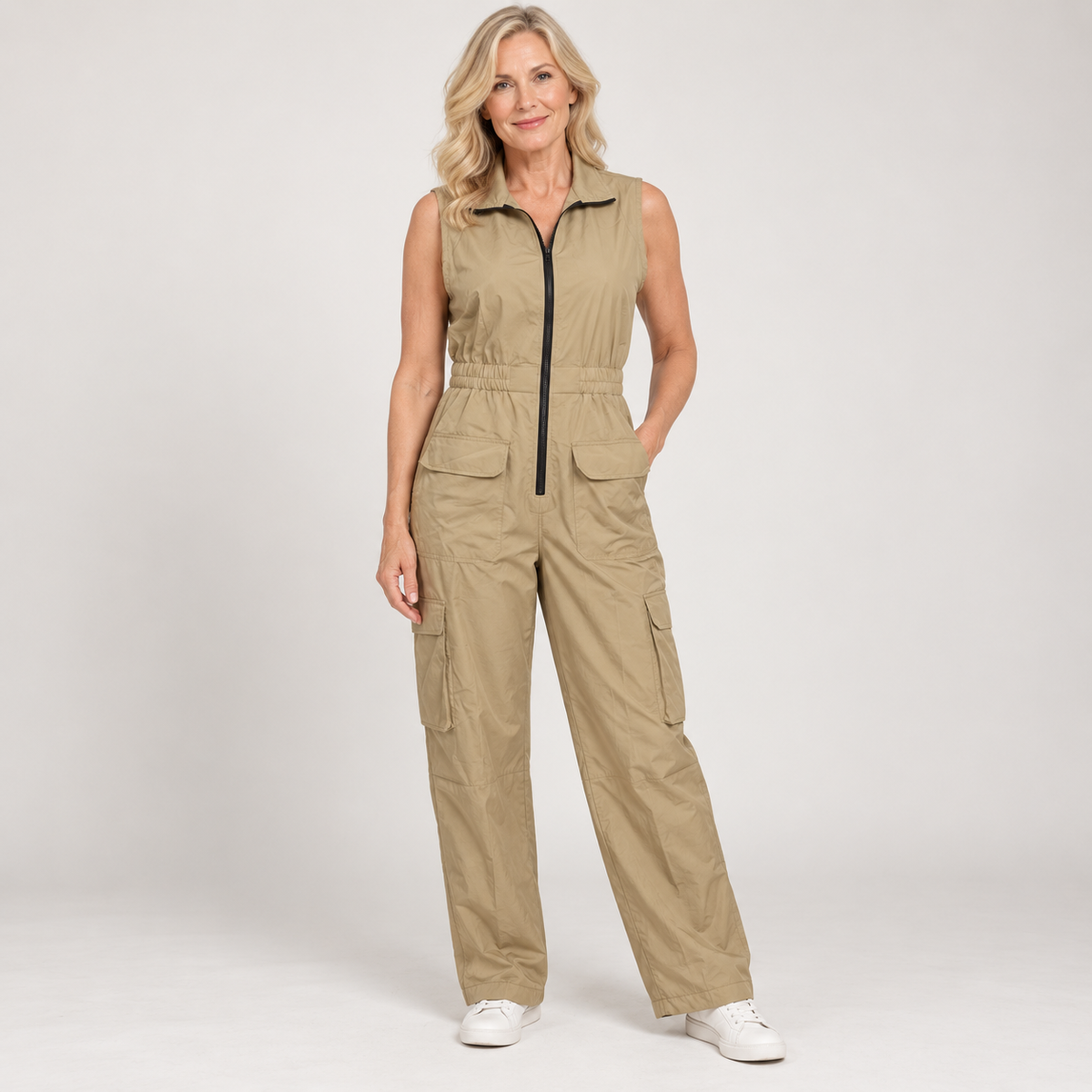 Savannah | Utility Zip Jumpsuit