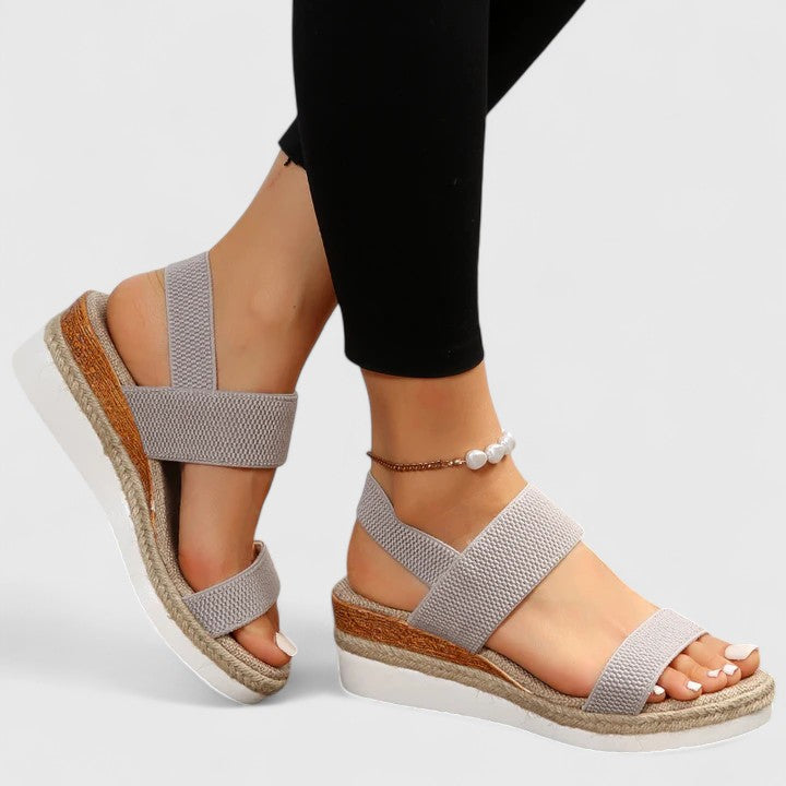 Selena | Stylish Wedge Strap Sandals