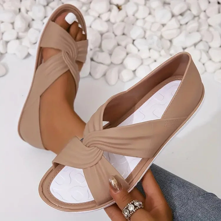 Annette | Cushioned Crossover Sandals