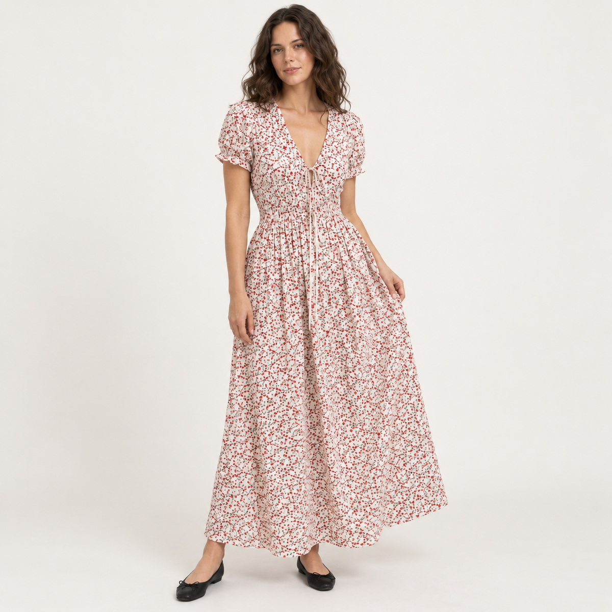 Elara | Floral Maxi Dress