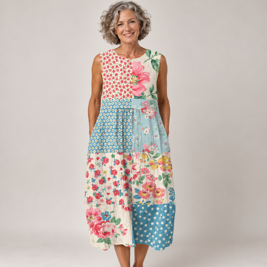 Estelle | Artistic Relaxed Midi Dress