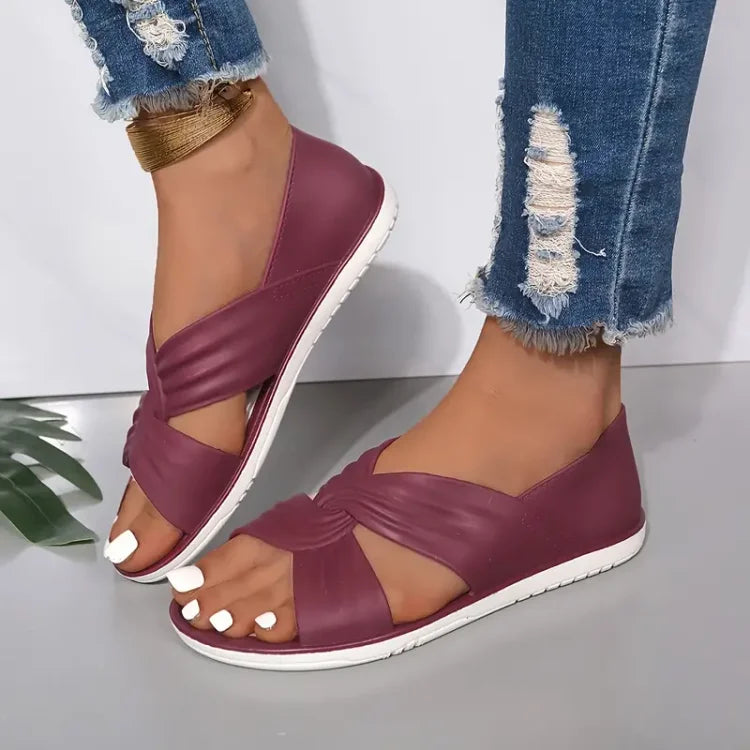 Annette | Cushioned Crossover Sandals