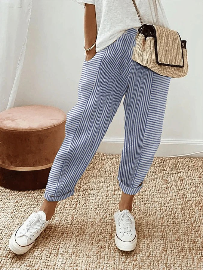 Rylie Striped Trousers