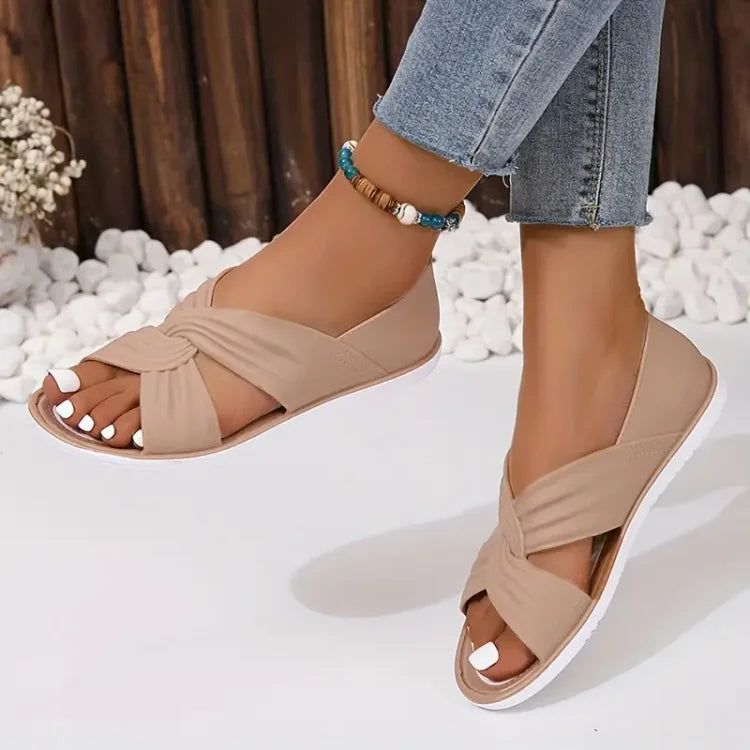 Annette | Cushioned Crossover Sandals