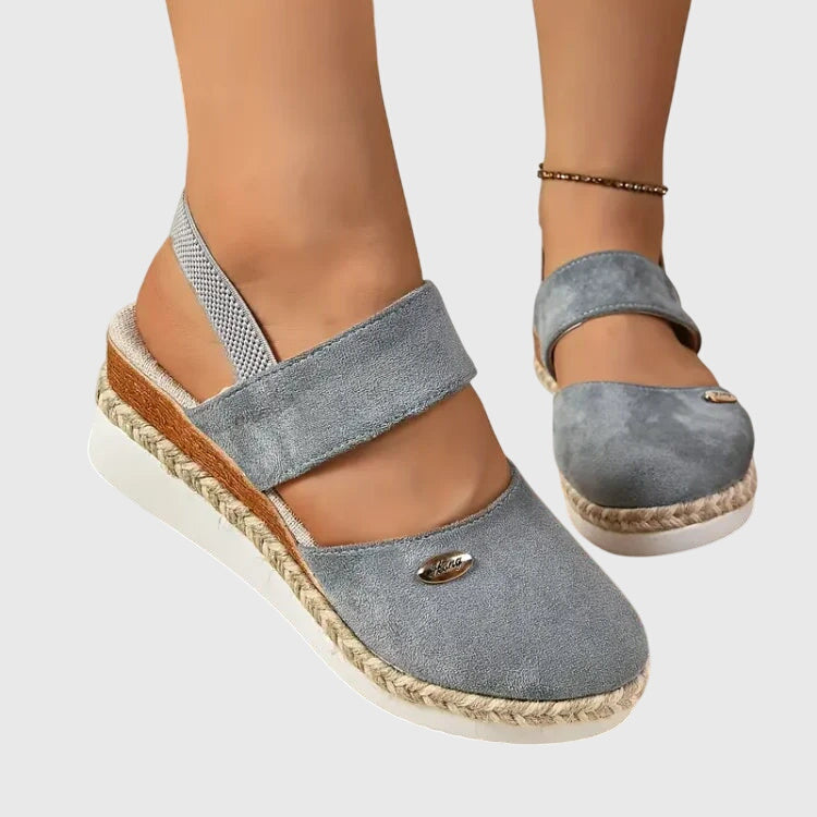 Robyn | Espadrille Strap Wedge Sandals