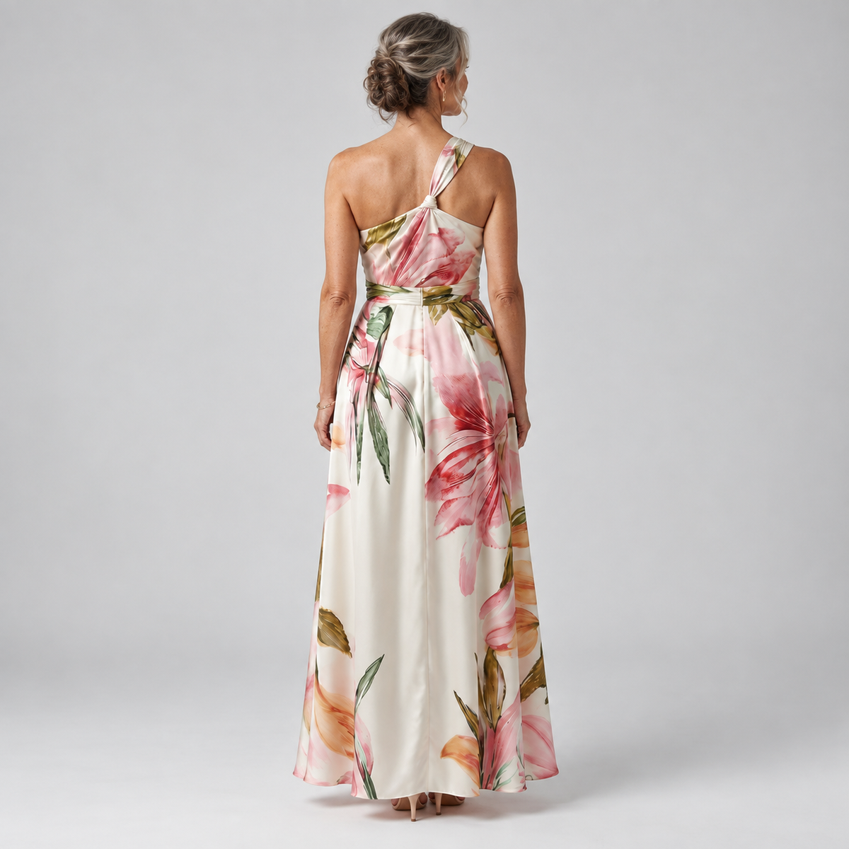 Amelia | Floral Halter Maxi Dress
