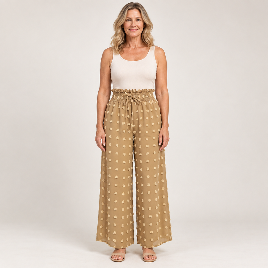 Casual Wide Leg Trousers