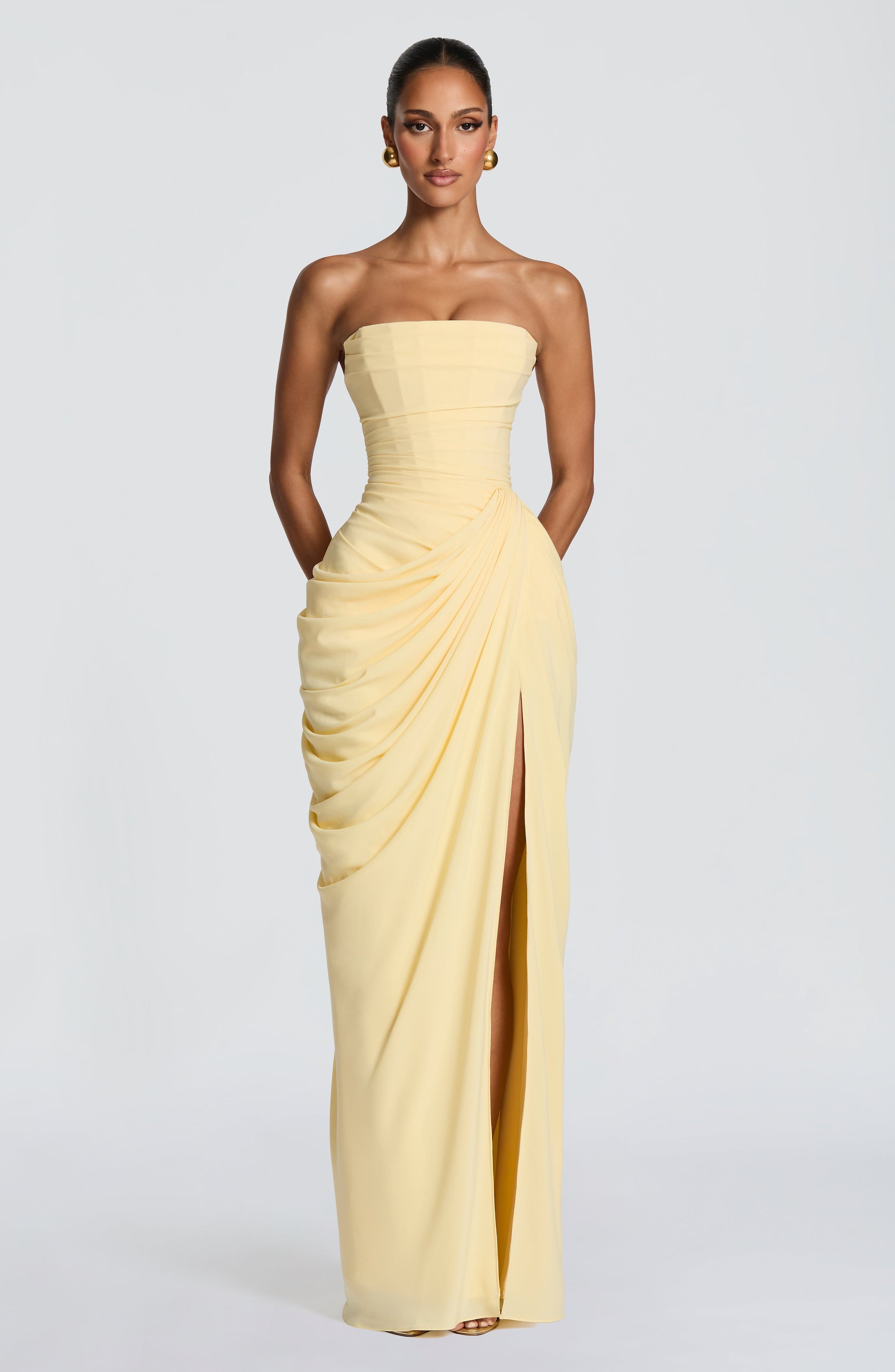 Lois | Strapless Maxi Dress