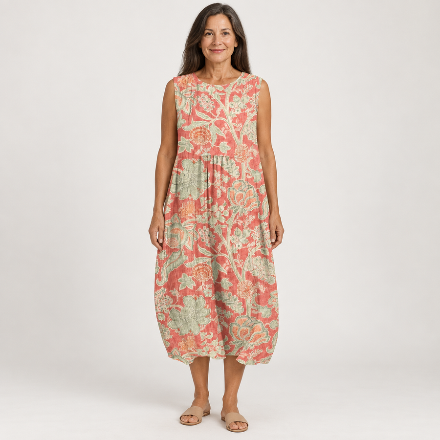 Amorette | Artistic Relaxed Midi Dress