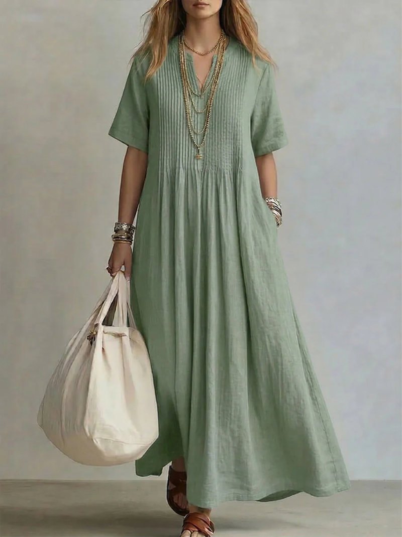 Rosa | Elegant Pleated Dress