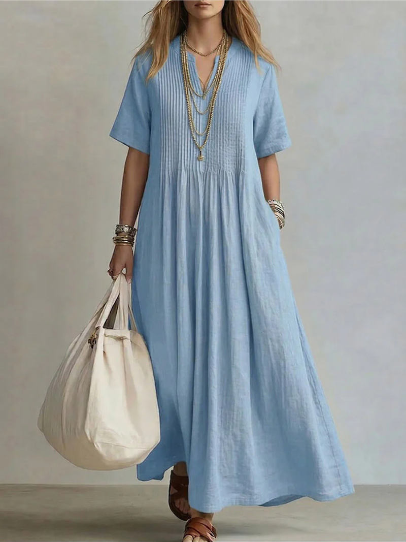 Rosa | Elegant Pleated Dress