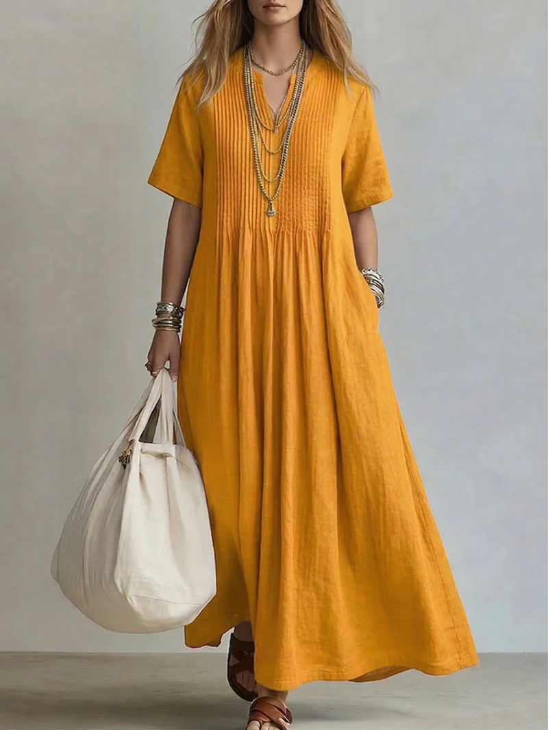 Rosa | Elegant Pleated Dress