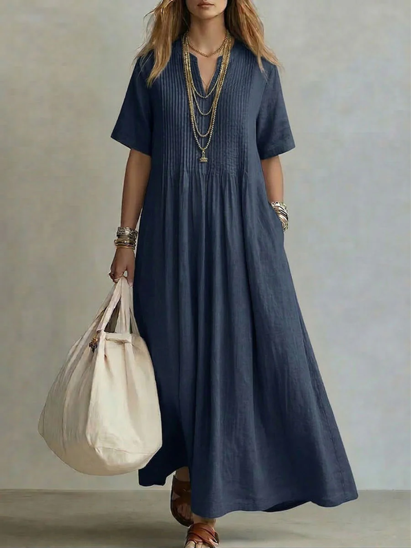 Rosa | Elegant Pleated Dress