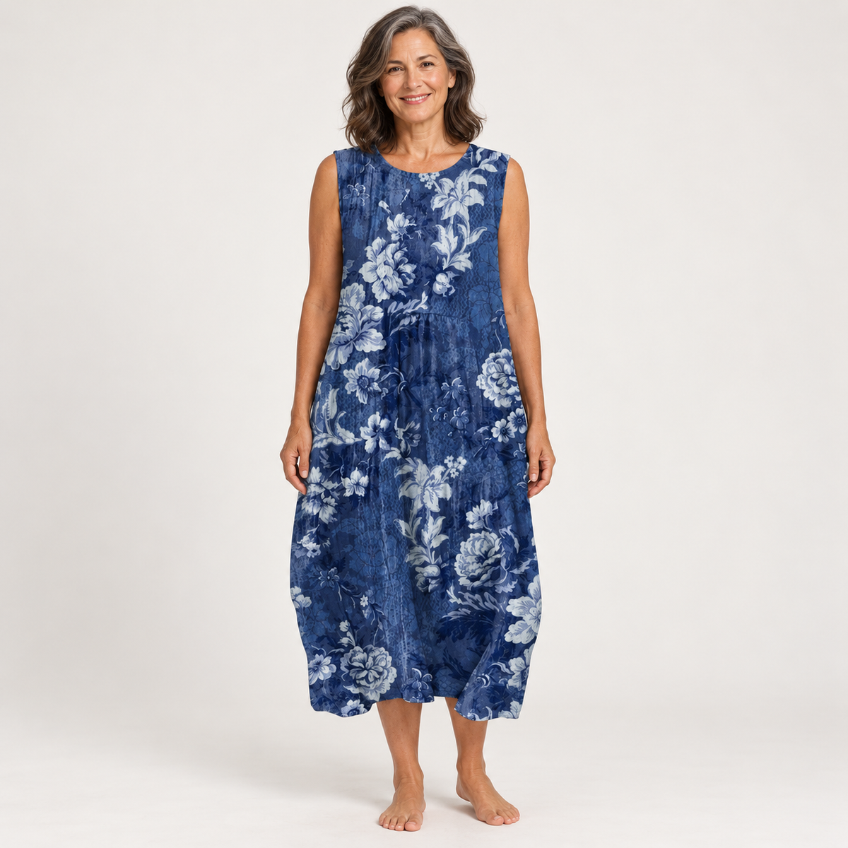 Adeline | Artistic Relaxed Midi Dress
