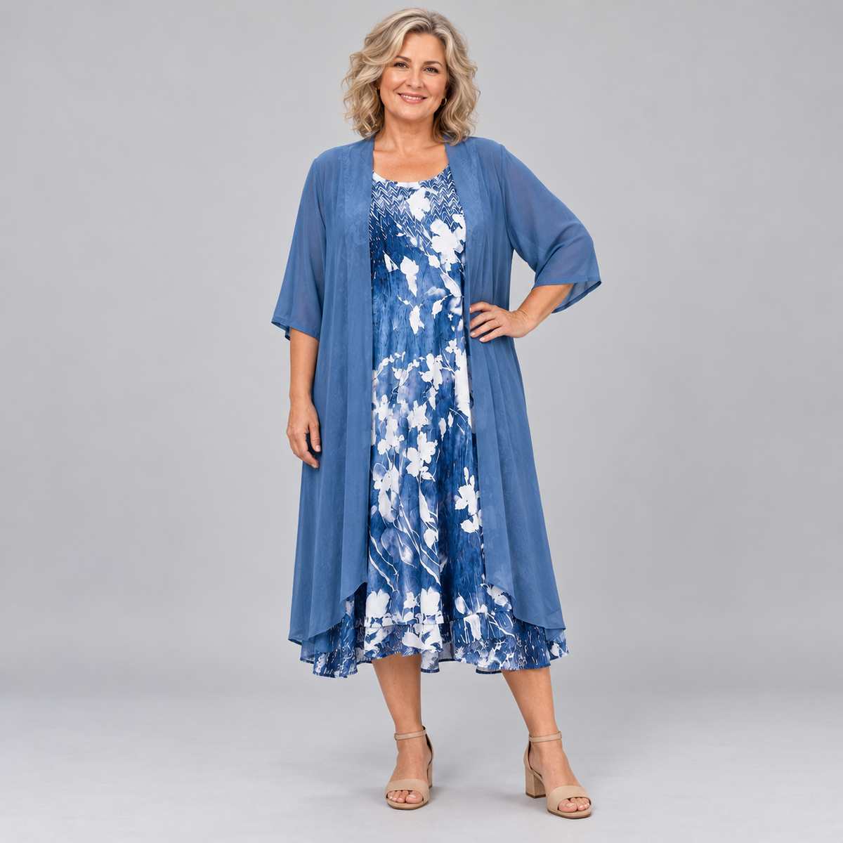 Maribel | Floral Layered Dress