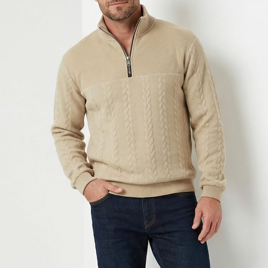 Camden | Premium Quarter Zip Sweatshirt