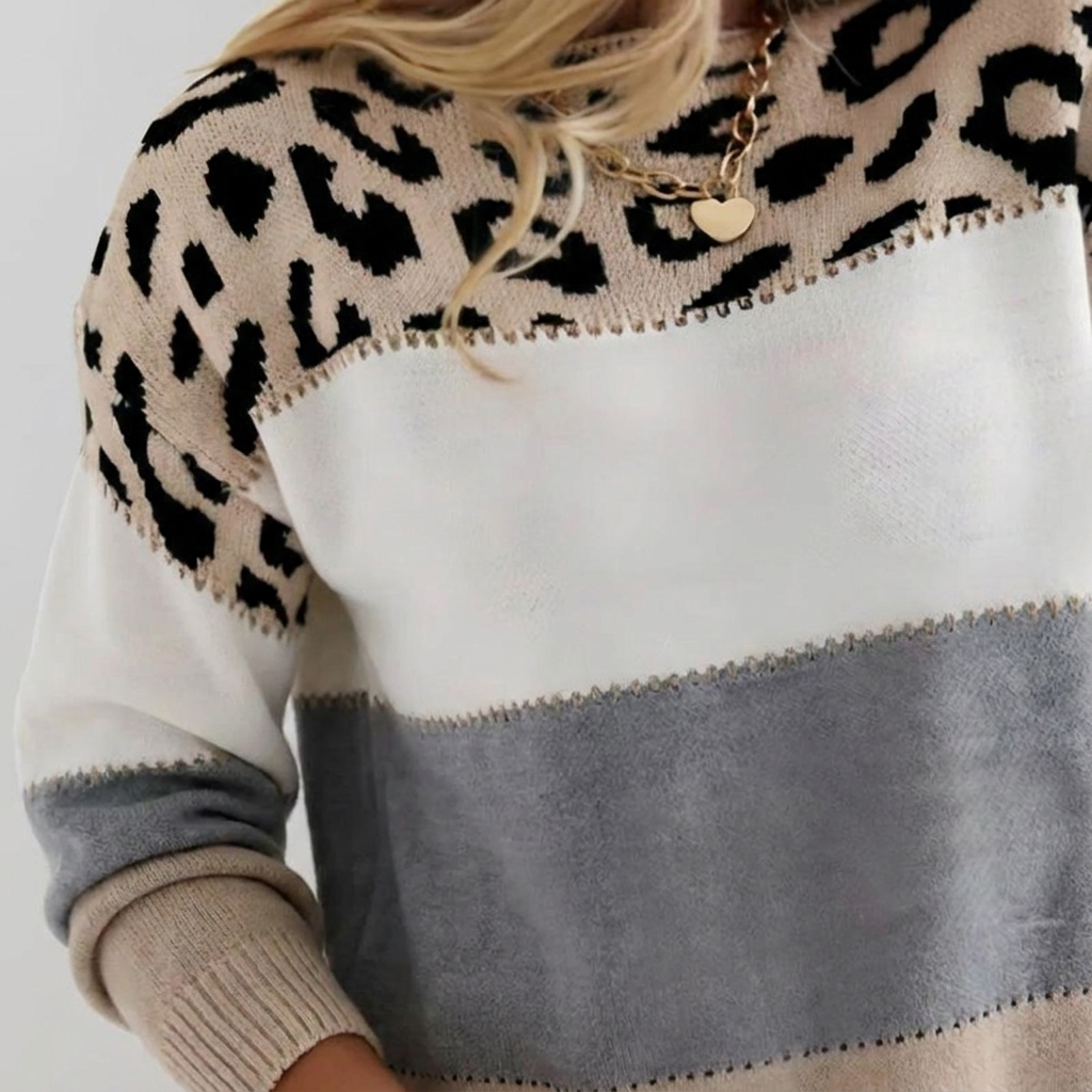 Calista Leopard Print Jumper