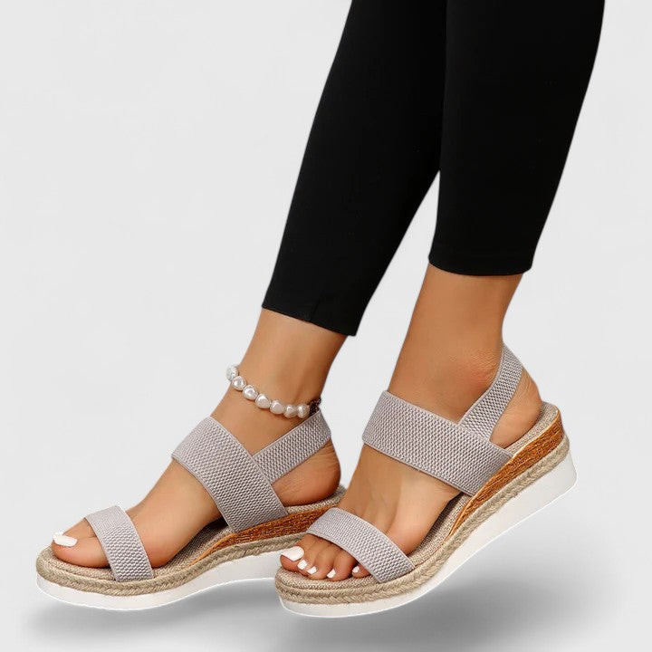 Selena | Stylish Wedge Strap Sandals