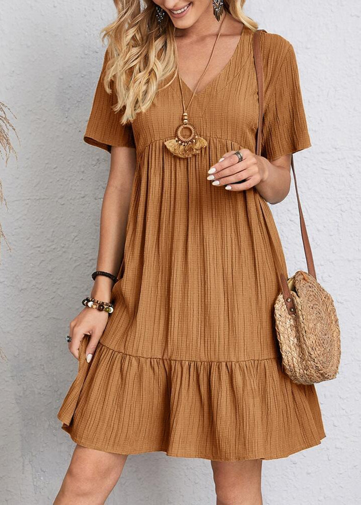 Enora | Elegant dress flattering for the belly