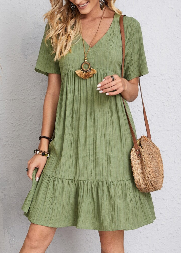 Enora | Elegant dress flattering for the belly