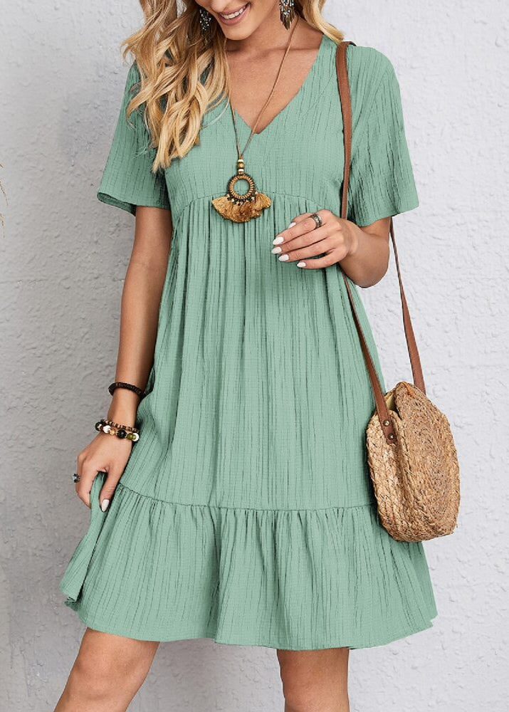 Enora | Elegant dress flattering for the belly