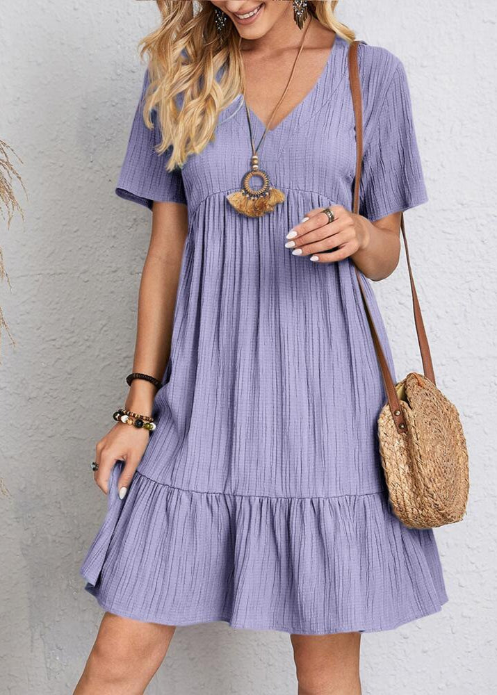 Enora | Elegant dress flattering for the belly