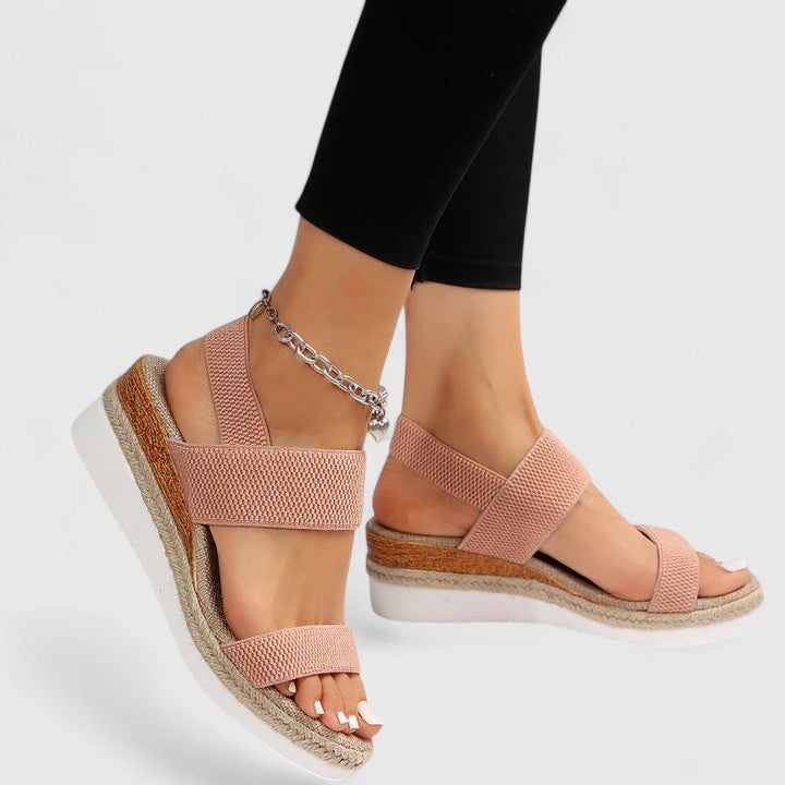 Selena | Stylish Wedge Strap Sandals