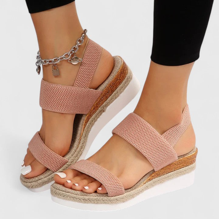 Selena | Stylish Wedge Strap Sandals