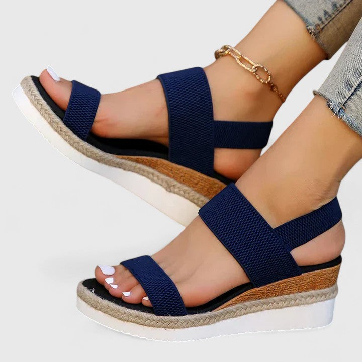 Selena | Stylish Wedge Strap Sandals